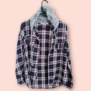 Hooded flannel